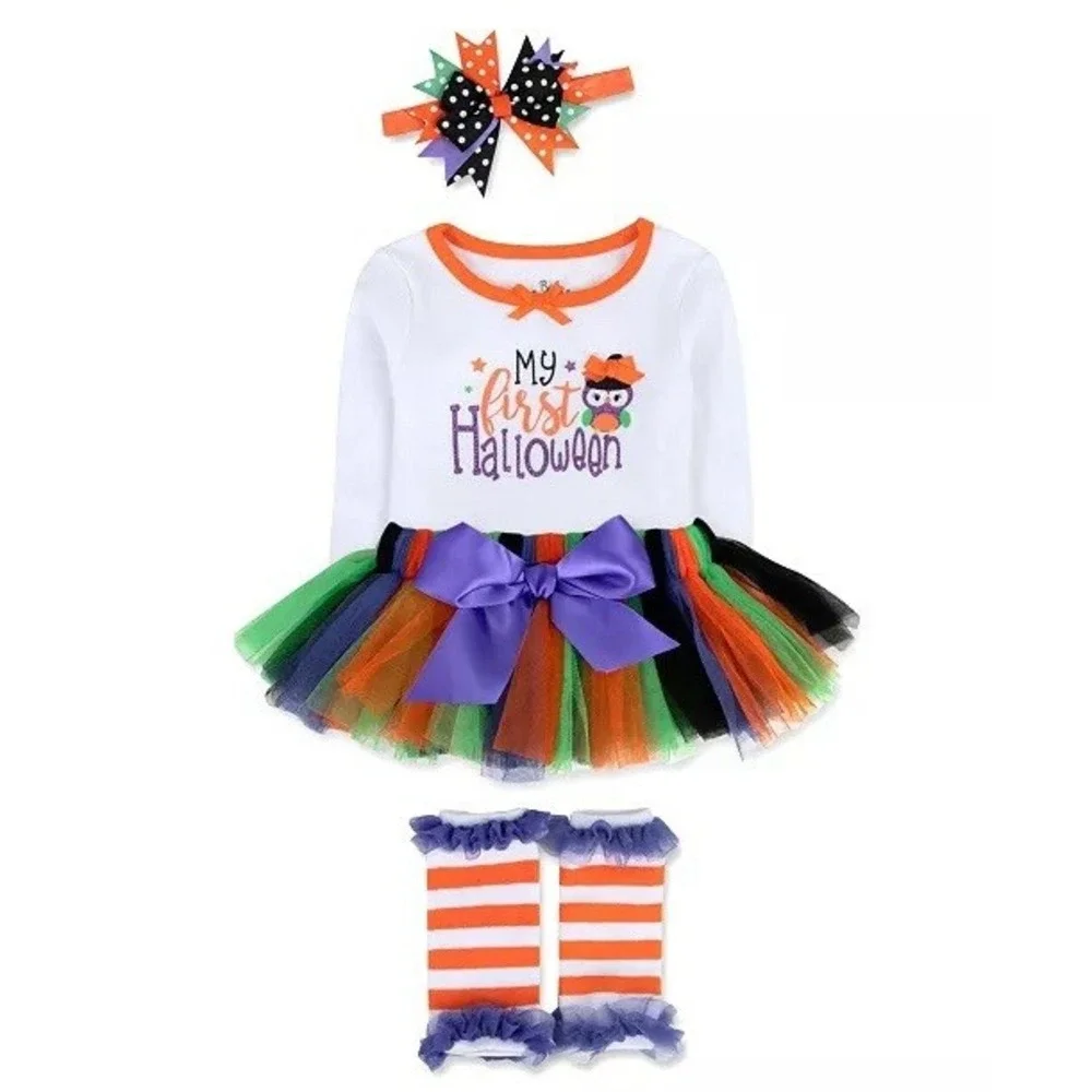 Baby Essentials 4 Pc Dress Me Up Set Baby Girl 6 Months My First Halloween